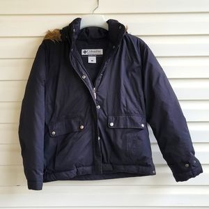 Columbia puff jacket large black